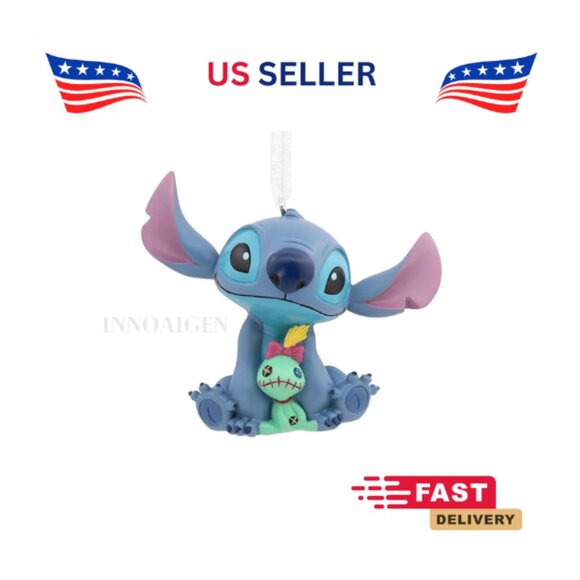 Hallmark Disney Lilo & Stitch Stitch With Scrump Christmas Ornament - Picture 1 of 3